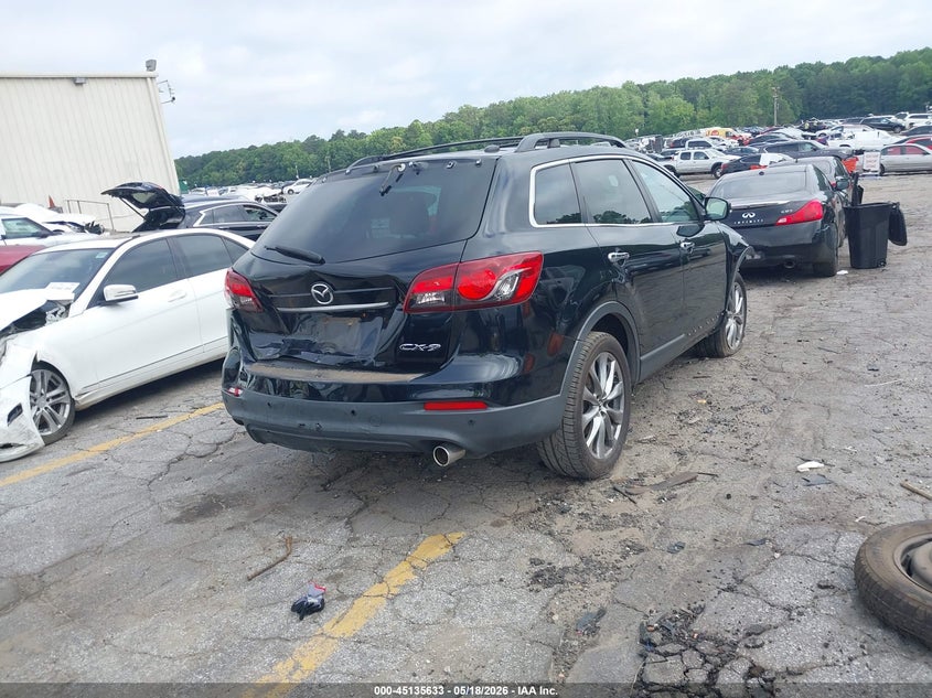 2015 Mazda Cx-9 VIN JM3TB2DA0F0448843 IAAI salvage auction — RIGHT FRONT, Salvage (Georgia), sold $425 on 2026-07-15 (photo 4)