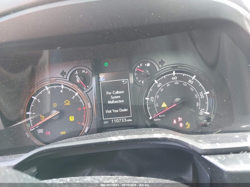 2022 Toyota 4runner VIN JTENU5JR8N5982774 IAAI salvage auction — ROLLOVER, Non-Repairable (Virginia), sold $4,300 on 2026-07-07 (photo 7)