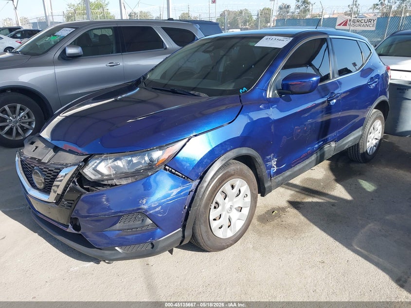 2020 Nissan Rogue VIN JN1BJ1CV3LW268600 IAAI salvage auction — RIGHT FRONT, Salvage (California), sold $2,100 on 2026-07-08 (photo 2)