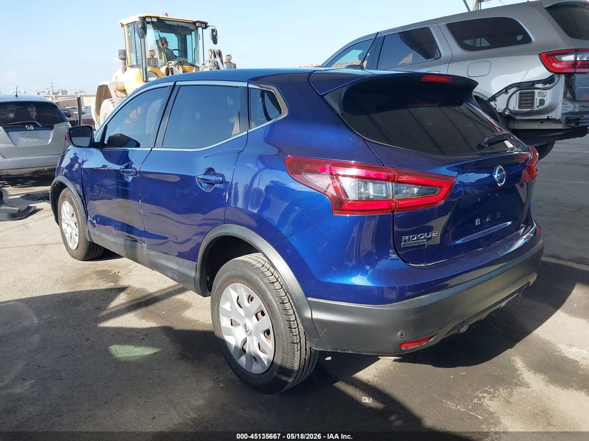 2020 Nissan Rogue VIN JN1BJ1CV3LW268600 IAAI salvage auction — RIGHT FRONT, Salvage (California), sold $2,100 on 2026-07-08 (photo 3)