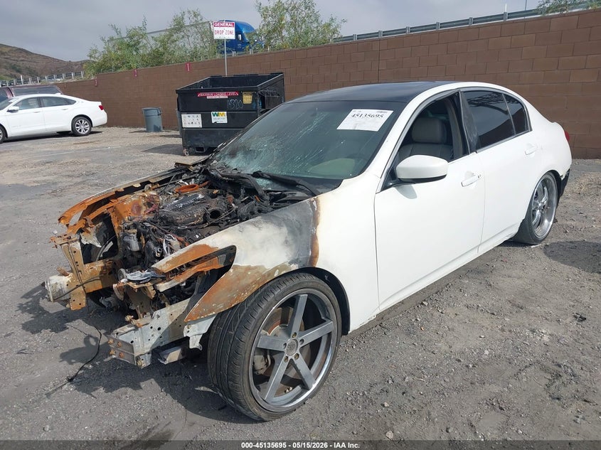 2012 Infiniti G VIN JN1CV6AP9CM620939 IAAI salvage auction — NORMAL WEAR, Salvage (Texas), sold $225 on 2026-07-29 (photo 2)