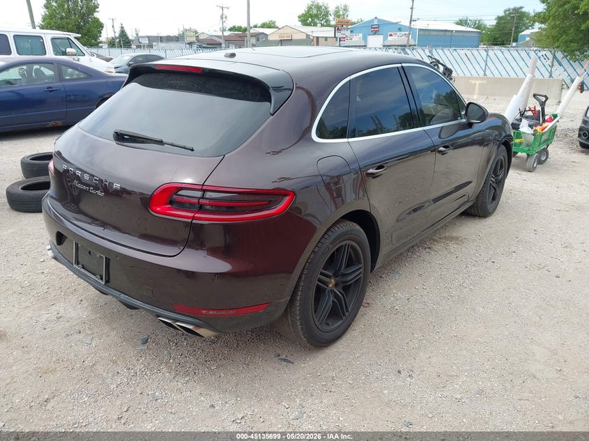 2015 Porsche Macan VIN WP1AF2A51FLB92088 IAAI salvage auction — LEFT FRONT, Salvage (Illinois), sold $6,250 on 2026-07-28 (photo 4)