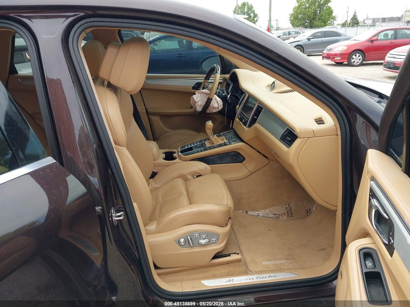 2015 Porsche Macan VIN WP1AF2A51FLB92088 IAAI salvage auction — LEFT FRONT, Salvage (Illinois), sold $6,250 on 2026-07-28 (photo 5)