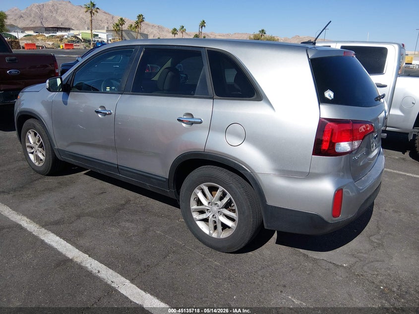 2014 Kia Sorento VIN 5XYKT3A63EG550265 IAAI salvage auction — NORMAL WEAR, Regular (Nevada), sold $925 on 2026-07-17 (photo 3)