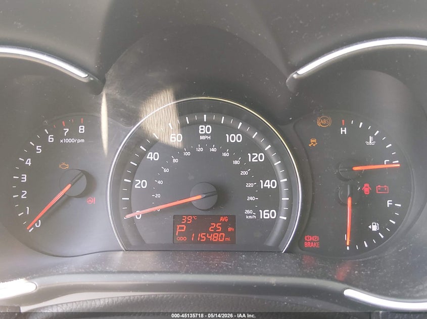 2014 Kia Sorento VIN 5XYKT3A63EG550265 IAAI salvage auction — NORMAL WEAR, Regular (Nevada), sold $925 on 2026-07-17 (photo 7)