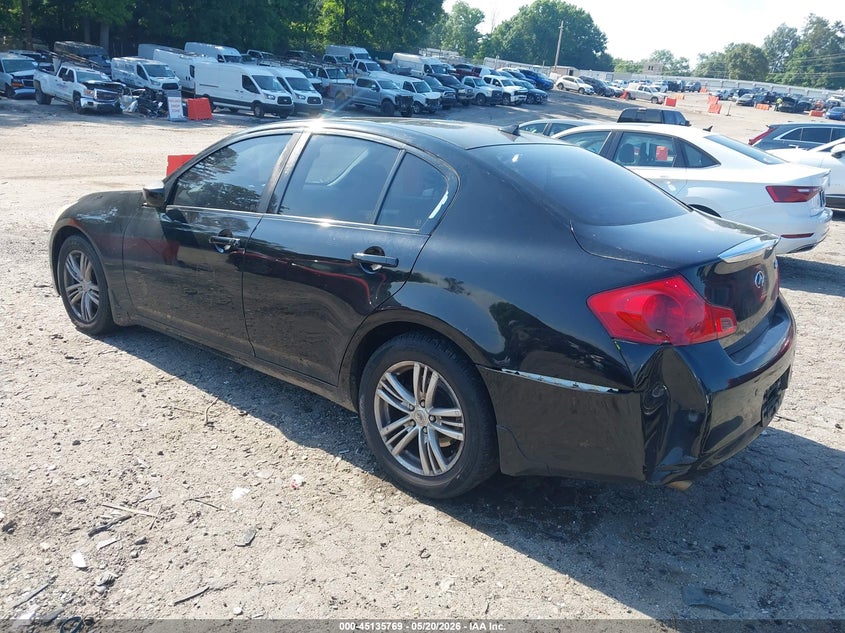 2011 Infiniti G37 VIN JN1CV6AR0BM353321 IAAI salvage auction — RIGHT SIDE, Salvage (Georgia), sold $400 on 2026-07-08 (photo 3)