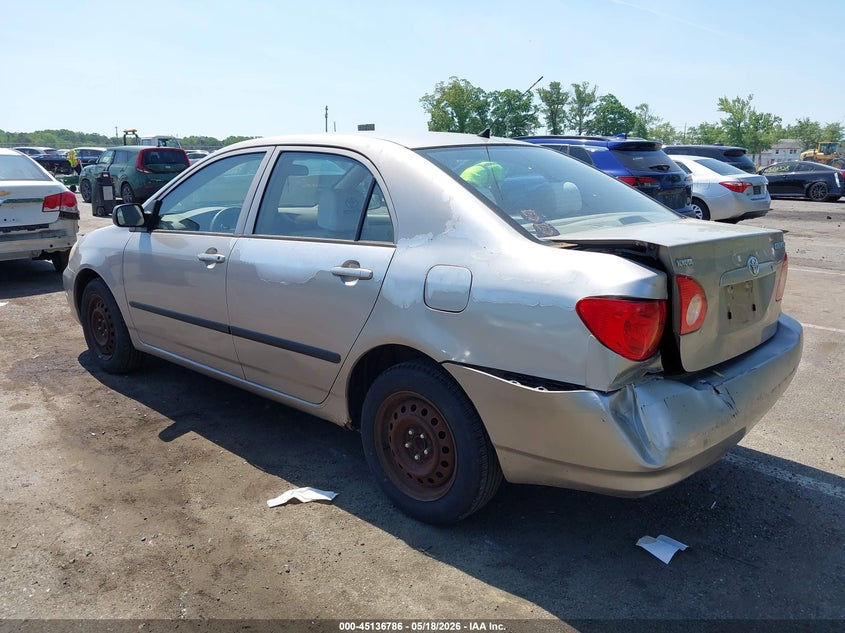 2003 Toyota Corolla VIN 2T1BR32E13C036718 IAAI salvage auction — REAR END, Salvage (New Jersey), sold $575 on 2026-07-06 (photo 3)