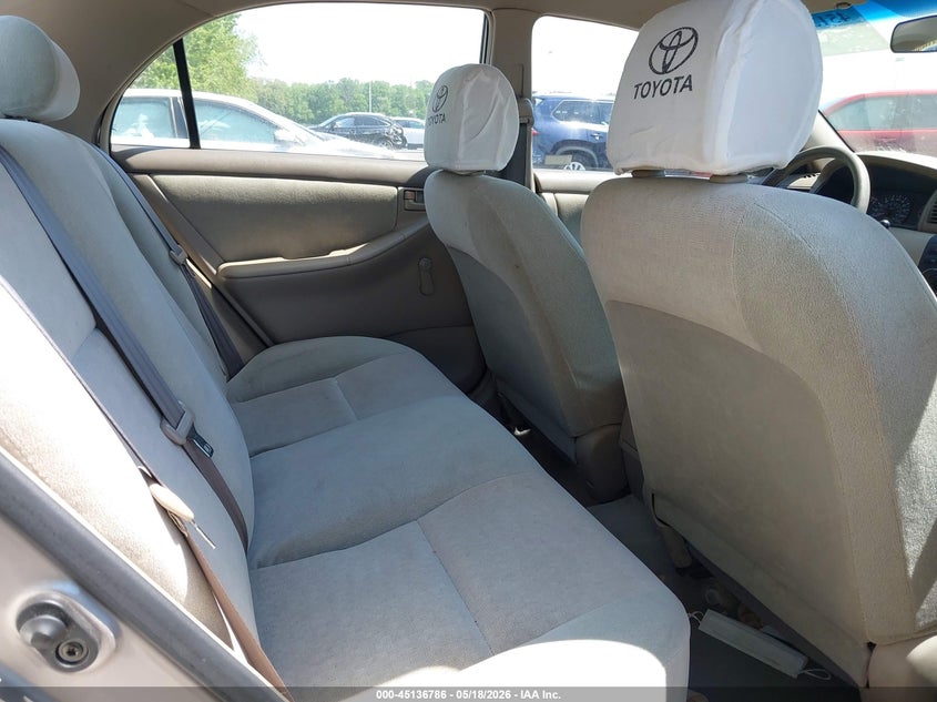2003 Toyota Corolla VIN 2T1BR32E13C036718 IAAI salvage auction — REAR END, Salvage (New Jersey), sold $575 on 2026-07-06 (photo 8)