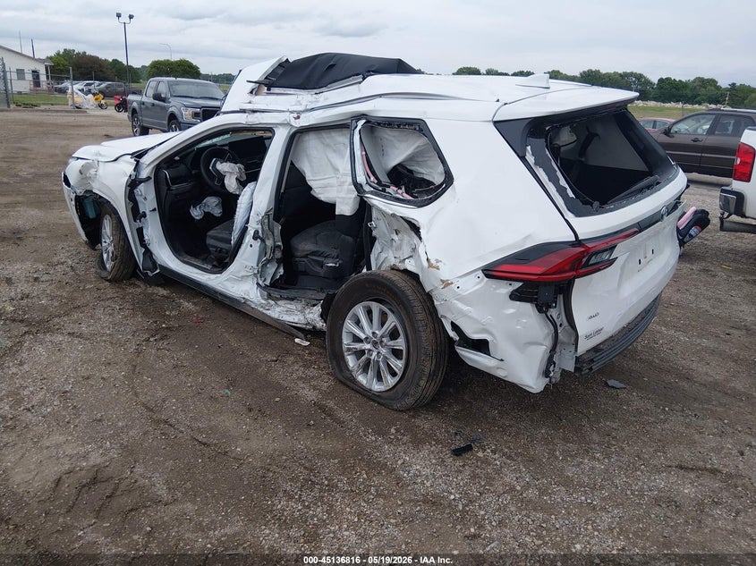 2025 Toyota Highlander VIN 5TDAAAB58SS078218 IAAI salvage auction — ROLLOVER, Salvage (Illinois), sold $275 on 2026-07-29 (photo 3)
