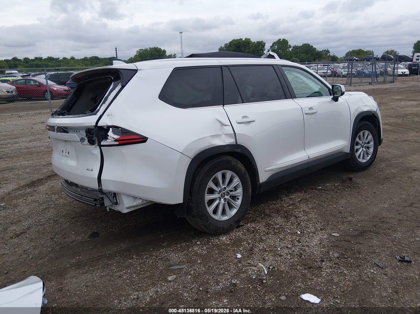 2025 Toyota Highlander VIN 5TDAAAB58SS078218 IAAI salvage auction — ROLLOVER, Salvage (Illinois), sold $275 on 2026-07-29 (photo 4)