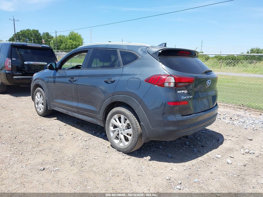 2021 Hyundai Tucson VIN KM8J33A42MU297846 IAAI salvage auction — REAR END, Original (Texas), sold $3,450 on 2026-07-09 (photo 3)