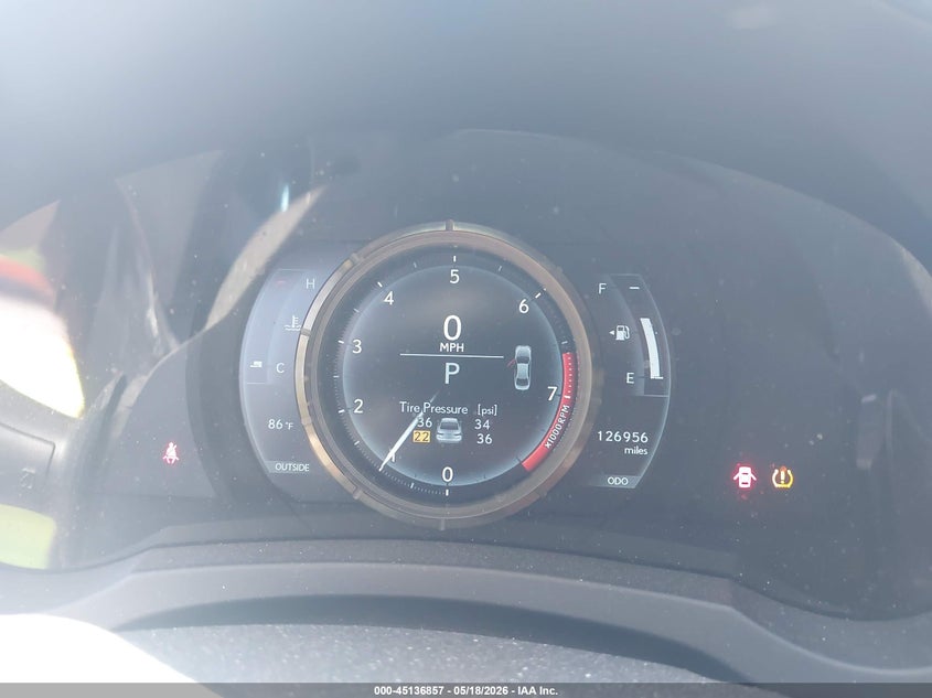 2014 Lexus Is VIN JTHCF1D22E5013404 IAAI salvage auction — NORMAL WEAR, Clear (Tennessee), sold $3,700 on 2026-07-14 (photo 7)