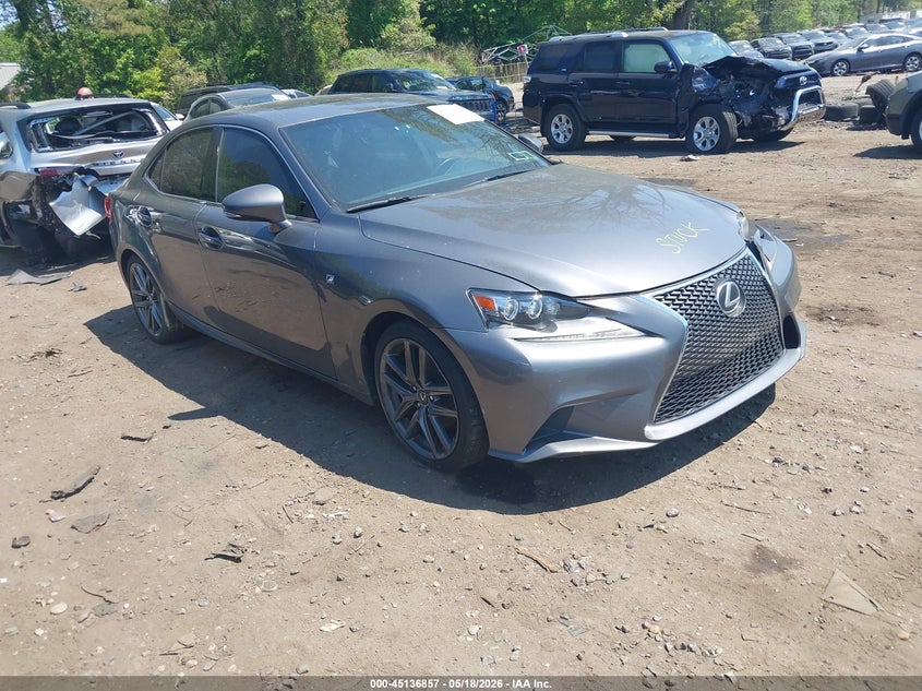 2014 Lexus Is VIN JTHCF1D22E5013404 IAAI salvage auction — NORMAL WEAR, Clear (Tennessee), sold $3,700 on 2026-07-14 (photo 1)