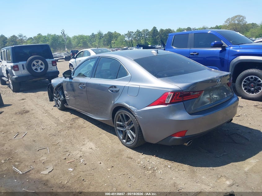 2014 Lexus Is VIN JTHCF1D22E5013404 IAAI salvage auction — NORMAL WEAR, Clear (Tennessee), sold $3,700 on 2026-07-14 (photo 3)