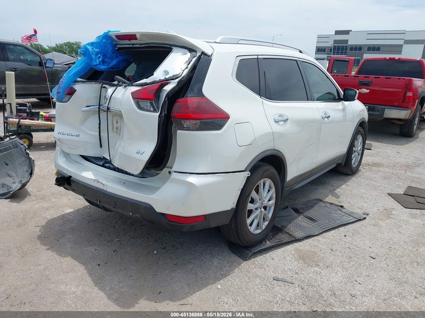 2019 Nissan Rogue VIN JN8AT2MT9KW255083 IAAI salvage auction — FRONT & REAR, Salvage (Texas), sold $1,200 on 2026-07-21 (photo 4)