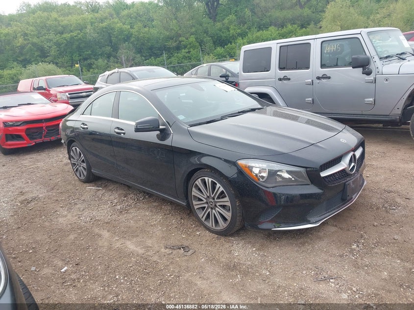 2018 Mercedes-benz Cla-klasse VIN WDDSJ4GB0JN587475 IAAI salvage auction — REAR END, Salvage (Illinois), sold $5,200 on 2026-07-15 (photo 1)