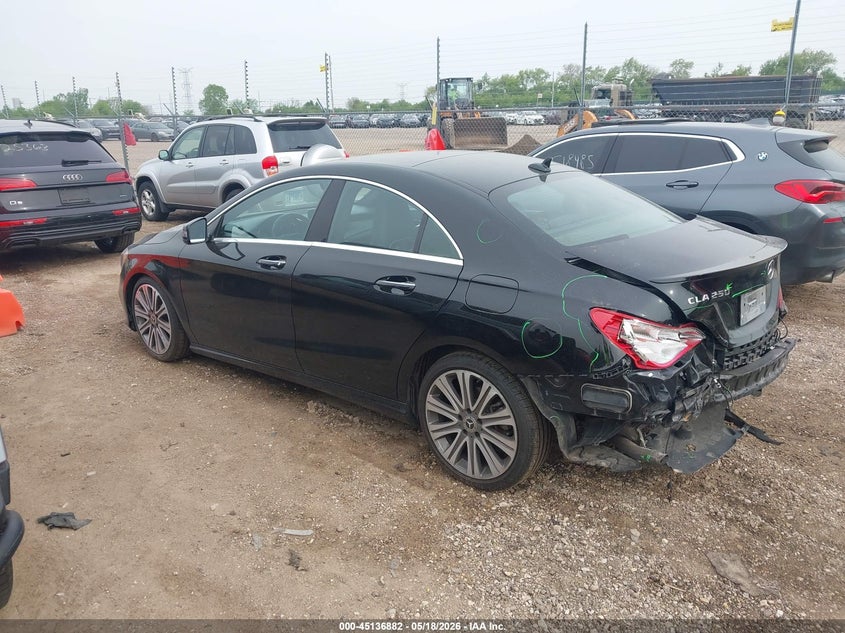 2018 Mercedes-benz Cla-klasse VIN WDDSJ4GB0JN587475 IAAI salvage auction — REAR END, Salvage (Illinois), sold $5,200 on 2026-07-15 (photo 3)