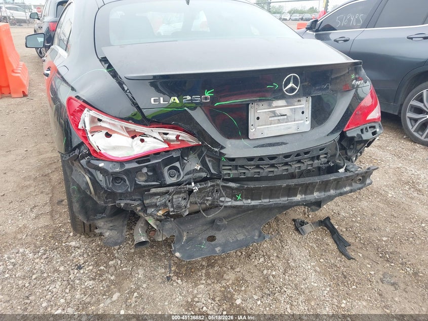 2018 Mercedes-benz Cla-klasse VIN WDDSJ4GB0JN587475 IAAI salvage auction — REAR END, Salvage (Illinois), sold $5,200 on 2026-07-15 (photo 6)
