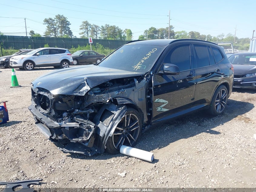 2020 BMW X3 m VIN 5YMTS0C03L9C47512 IAAI salvage auction — FRONT END, Mv-907A (New York), sold $4,550 on 2026-07-28 (photo 2)