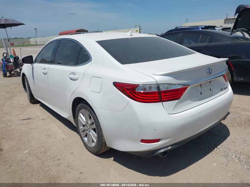 2014 Lexus ES VIN JTHBK1GG4E2144883 IAAI salvage auction — RIGHT FRONT, Original (Texas), sold $3,900 on 2026-07-13 (photo 3)