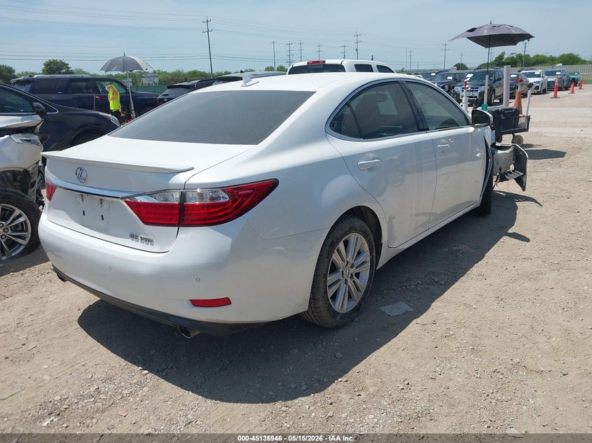 2014 Lexus ES VIN JTHBK1GG4E2144883 IAAI salvage auction — RIGHT FRONT, Original (Texas), sold $3,900 on 2026-07-13 (photo 4)