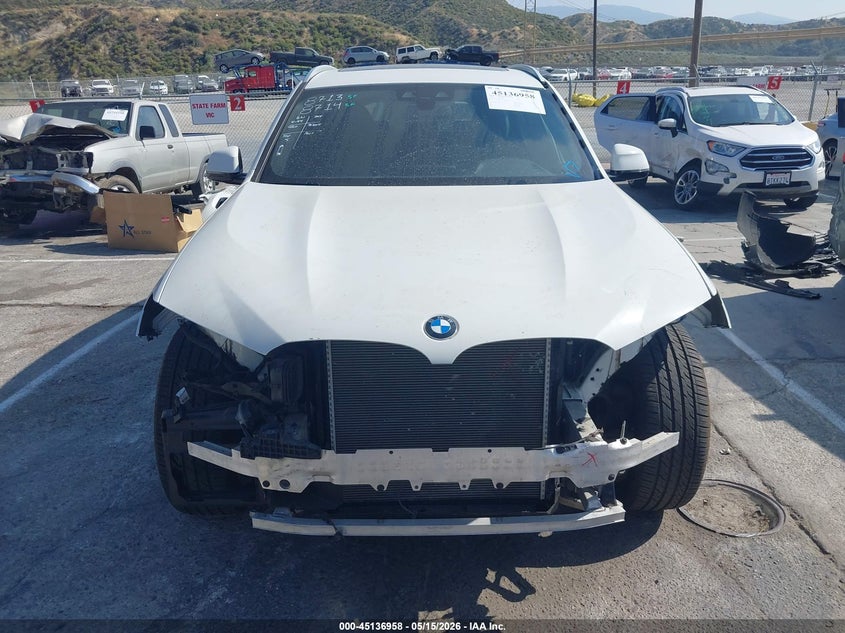 2019 BMW X3 VIN 5UXTR7C58KLE93867 IAAI salvage auction — FRONT END, Salvage (California), sold $7,500 on 2026-07-29 (photo 6)