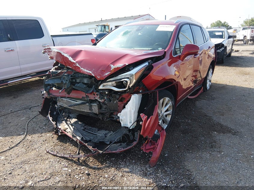 2016 Buick Envision VIN LRBFXFSX6GD177611 IAAI salvage auction — FRONT END, Clear (Indiana), sold $750 on 2026-07-22 (photo 2)