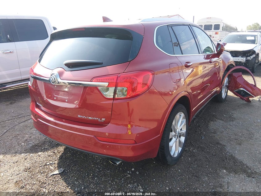 2016 Buick Envision VIN LRBFXFSX6GD177611 IAAI salvage auction — FRONT END, Clear (Indiana), sold $750 on 2026-07-22 (photo 4)