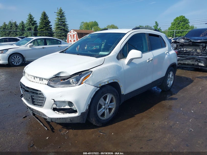 2019 Chevrolet Trax VIN KL7CJLSB1KB757455 IAAI salvage auction — FRONT END, Clear (Michigan), sold $350 on 2026-07-09 (photo 2)