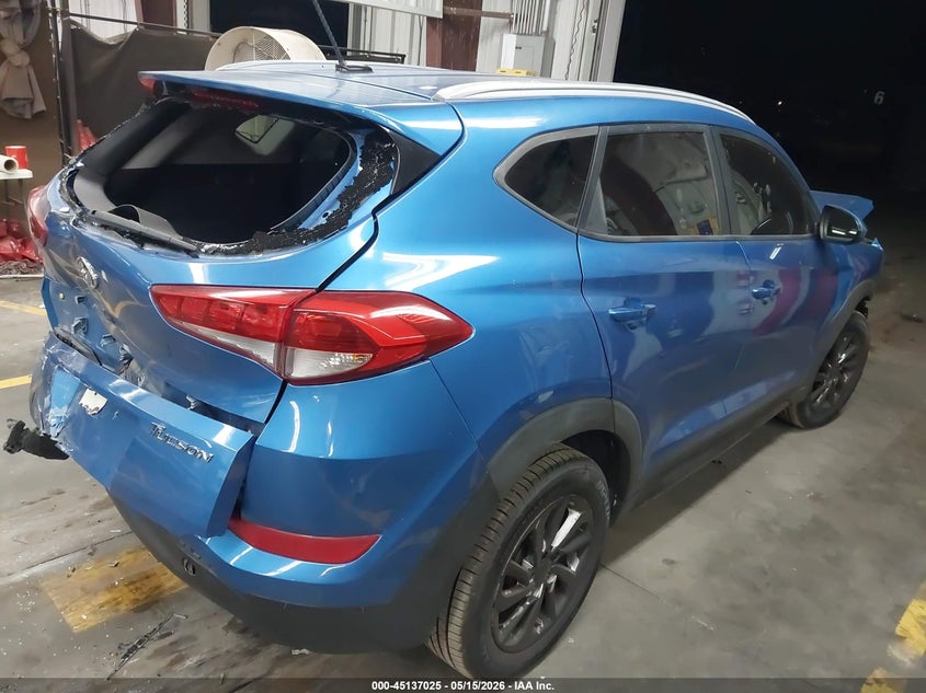 2016 Hyundai Tucson VIN KM8J33A45GU099170 IAAI salvage auction — FRONT & REAR, Salvage (Arizona), sold $975 on 2026-07-14 (photo 4)