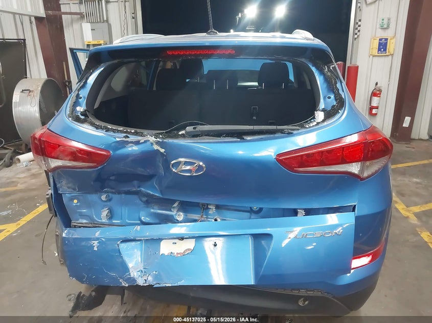 2016 Hyundai Tucson VIN KM8J33A45GU099170 IAAI salvage auction — FRONT & REAR, Salvage (Arizona), sold $975 on 2026-07-14 (photo 6)