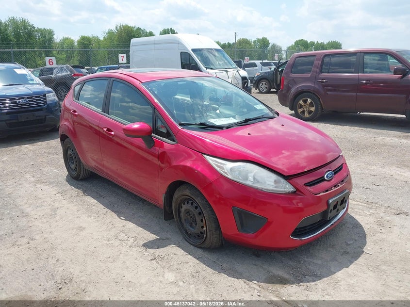 2012 Ford Fiesta VIN 3FADP4EJ1CM114005 IAAI salvage auction — FRONT END, Mv-907A (New York), sold $250 on 2026-08-03 (photo 1)