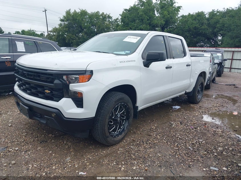 2023 Chevrolet Silverado VIN 2GCPAAED3P1101884 IAAI salvage auction — HAIL, Original (Texas), sold $13,600 on 2026-07-30 (photo 2)