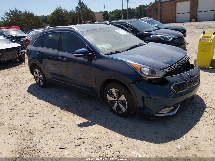 2017 Kia Niro VIN KNDCC3LC9H5037350 IAAI salvage auction — LEFT SIDE, Salvage (North Carolina), sold $1,350 on 2026-07-06 (photo 1)