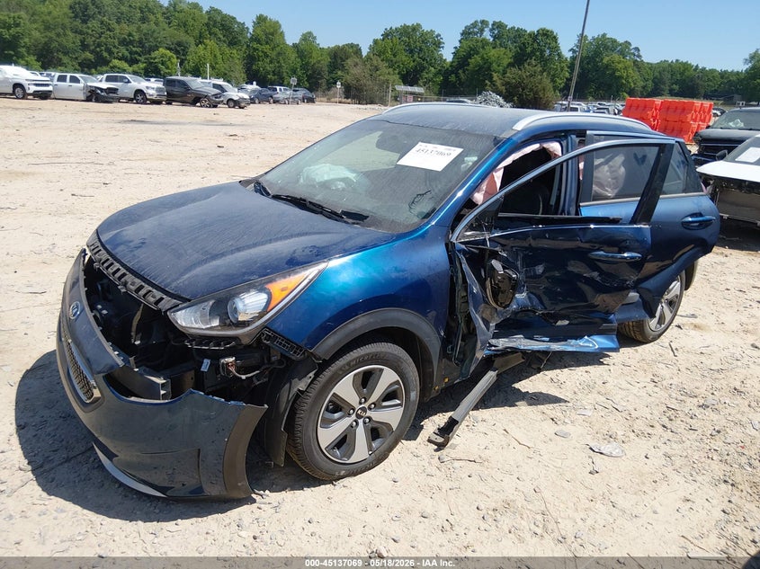 2017 Kia Niro VIN KNDCC3LC9H5037350 IAAI salvage auction — LEFT SIDE, Salvage (North Carolina), sold $1,350 on 2026-07-06 (photo 2)