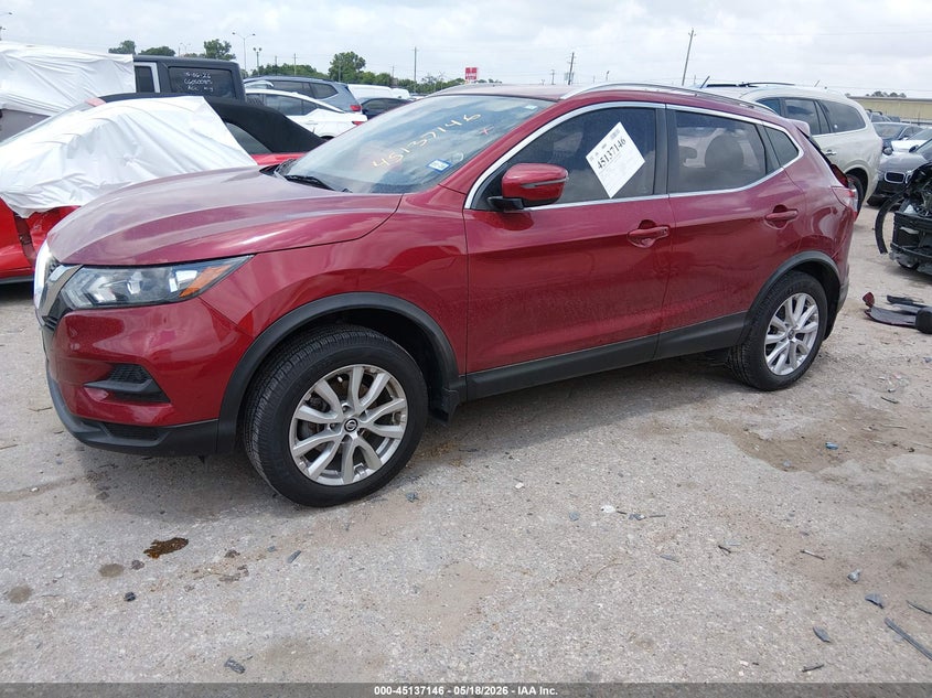 2020 Nissan Rogue VIN JN1BJ1CV1LW264948 IAAI salvage auction — RIGHT REAR, Salvage (Texas), sold $25 on 2026-07-29 (photo 2)