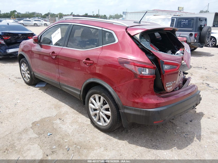 2020 Nissan Rogue VIN JN1BJ1CV1LW264948 IAAI salvage auction — RIGHT REAR, Salvage (Texas), sold $25 on 2026-07-29 (photo 3)