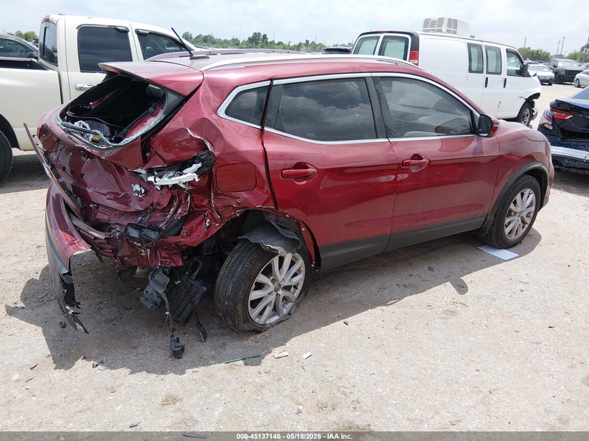 2020 Nissan Rogue VIN JN1BJ1CV1LW264948 IAAI salvage auction — RIGHT REAR, Salvage (Texas), sold $25 on 2026-07-29 (photo 4)