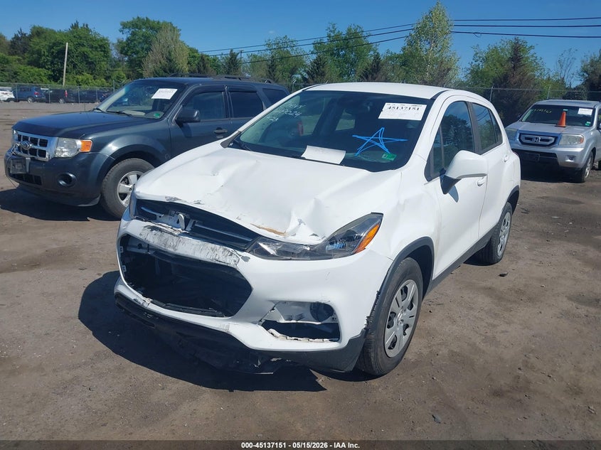 2017 Chevrolet Trax VIN KL7CJKSB8HB223033 IAAI salvage auction — FRONT END, Salvage (Virginia), sold $950 on 2026-07-07 (photo 2)