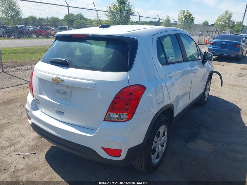 2017 Chevrolet Trax VIN KL7CJKSB8HB223033 IAAI salvage auction — FRONT END, Salvage (Virginia), sold $950 on 2026-07-07 (photo 4)