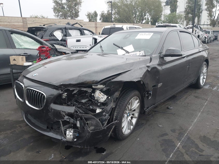 2015 BMW 7er VIN WBAYA8C57FGK19704 IAAI salvage auction — LEFT FRONT, Salvage Certificate (California), sold $1,700 on 2026-07-31 (photo 6)