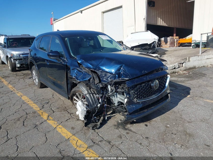 2025 Mazda Cx-5 VIN JM3KFBCL5S0627103 IAAI salvage auction — FRONT END, Salvage Title, sold $6,500 on 2026-07-29 (photo 1)