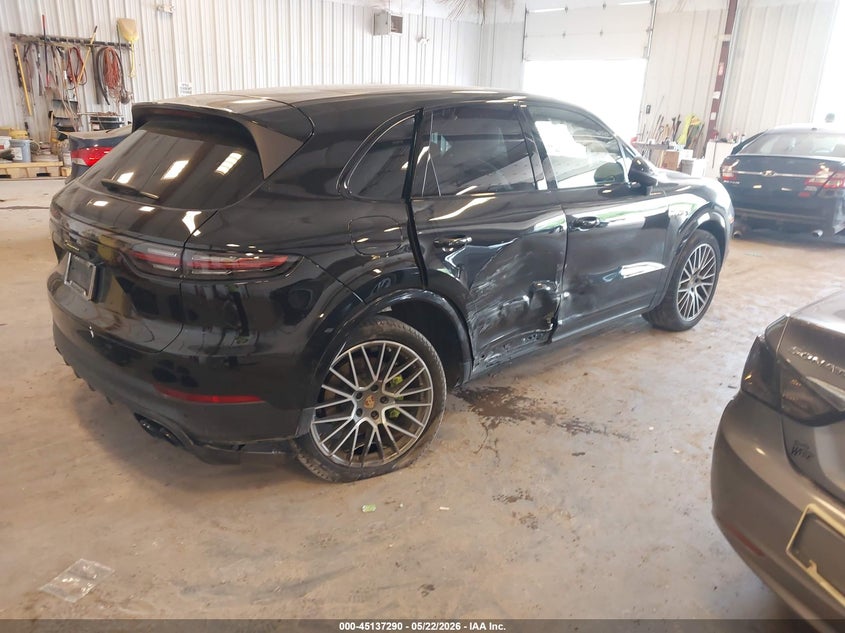 2023 Porsche Cayenne VIN WP1AE2AY9PDA12784 IAAI salvage auction — RIGHT SIDE, Clear (Michigan), sold $29,975 on 2026-07-13 (photo 4)