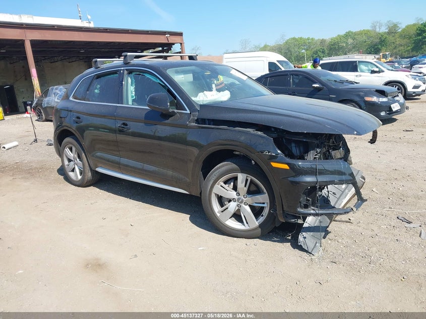 2019 Audi Q5 VIN WA1BNAFYXK2045333 IAAI salvage auction — FRONT END, Salvage (Ohio), sold $3,700 on 2026-07-14 (photo 1)