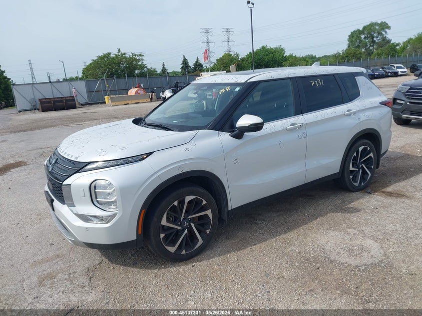 2023 Mitsubishi Outlander VIN JA4J4UA82PZ055070 IAAI salvage auction — HAIL, Salvage (Illinois), sold $6,000 on 2026-07-06 (photo 2)