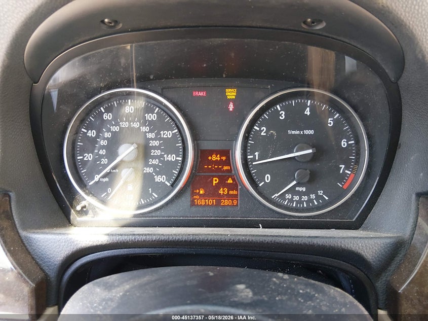 2011 BMW 3 series VIN WBAPK5G55BNN30278 IAAI salvage auction — LEFT & RIGHT, Salvage (North Carolina), sold $375 on 2026-07-20 (photo 7)