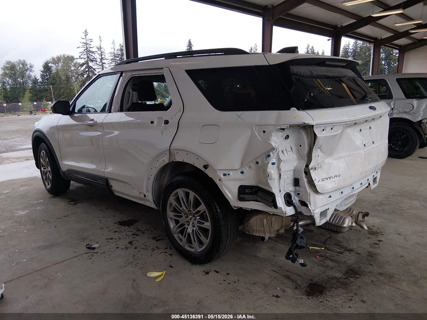 2026 Ford Explorer VIN 1FMUK8DHXTGA11573 IAAI salvage auction — REAR END, Bill Of Sale (Washington), sold $16,975 on 2026-07-29 (photo 3)