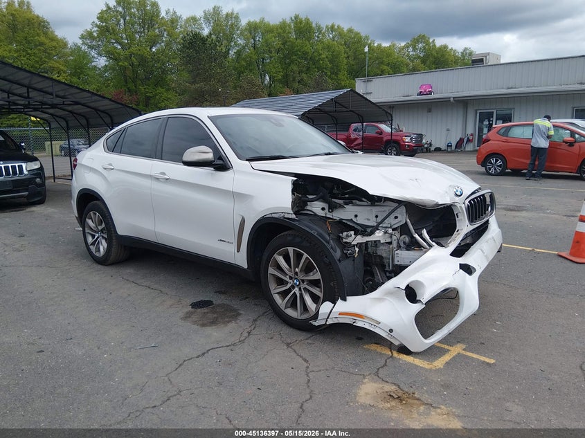 2019 BMW X6 VIN 5UXKU2C55K0Z63803 IAAI salvage auction — RIGHT FRONT, Salvage (Connecticut), sold $10,000 on 2026-07-16 (photo 1)