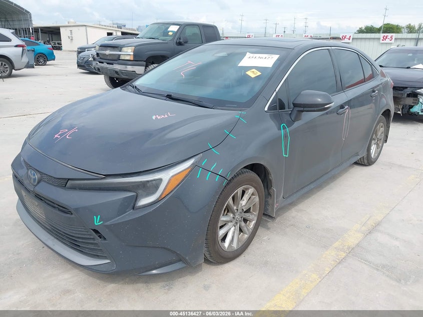 2024 Toyota Corolla VIN JTDBCMFE0R3034302 IAAI salvage auction — FRONT END, Original (Texas), sold $9,900 on 2026-07-29 (photo 2)