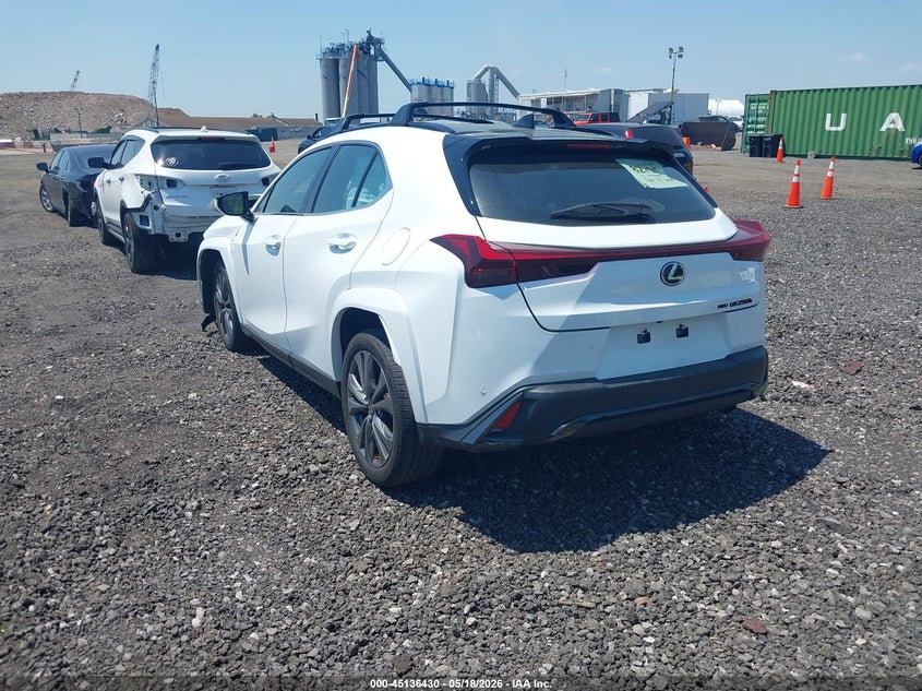 2023 Lexus Ux VIN JTHR9JBH9P2064413 IAAI salvage auction — FRONT END, Mv-907A (New York), sold $6,800 on 2026-07-28 (photo 3)